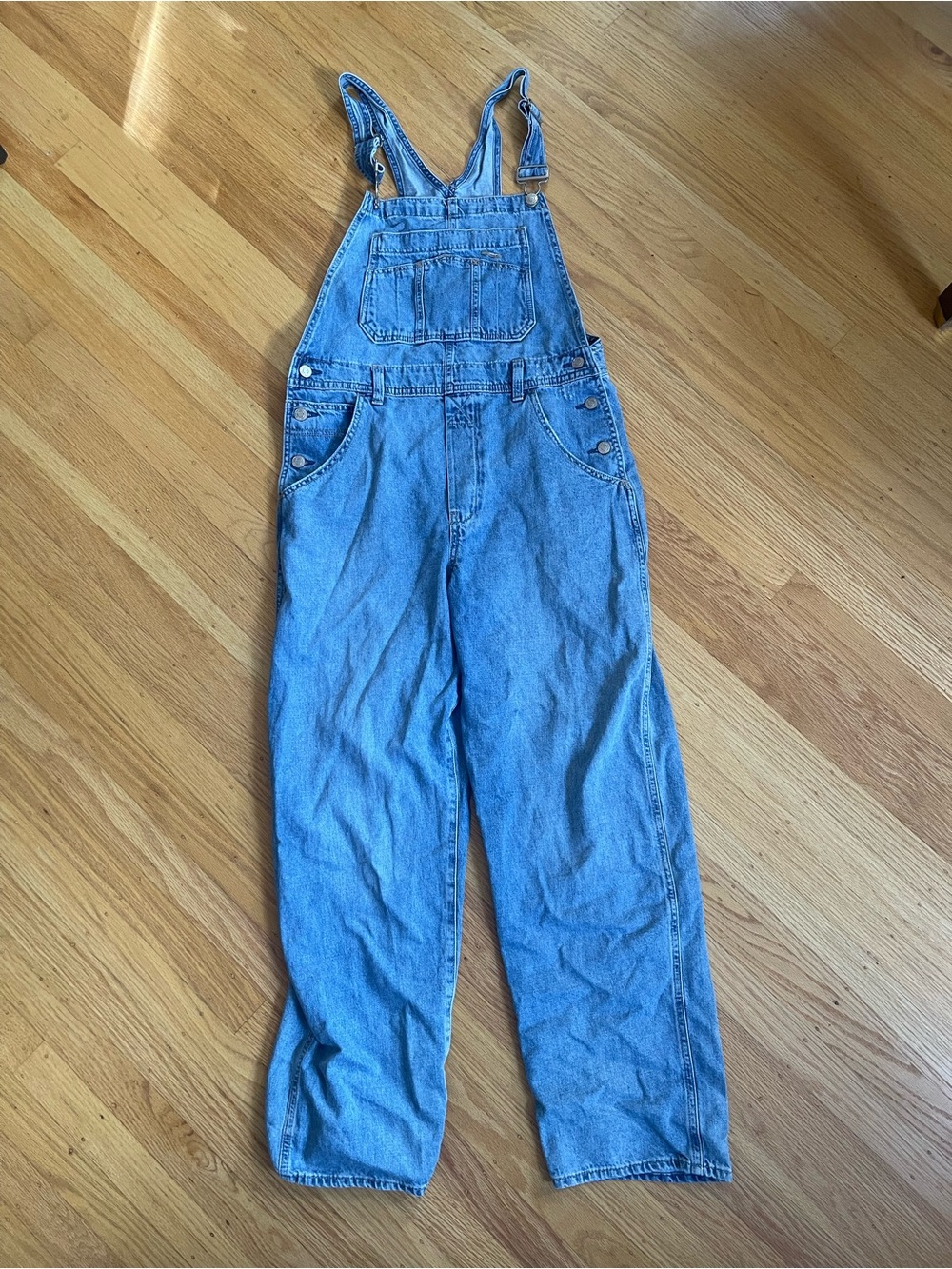 GAP Light Blue Denim Overalls - Relaxed Fit
